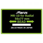 Пластырь кордовый радиальный, 56х77 мм, 1 слой, MR-10, MARUNI