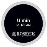 Латка универсальная (для камер и бескамерных шин), Ø40 мм, ROSSVIK